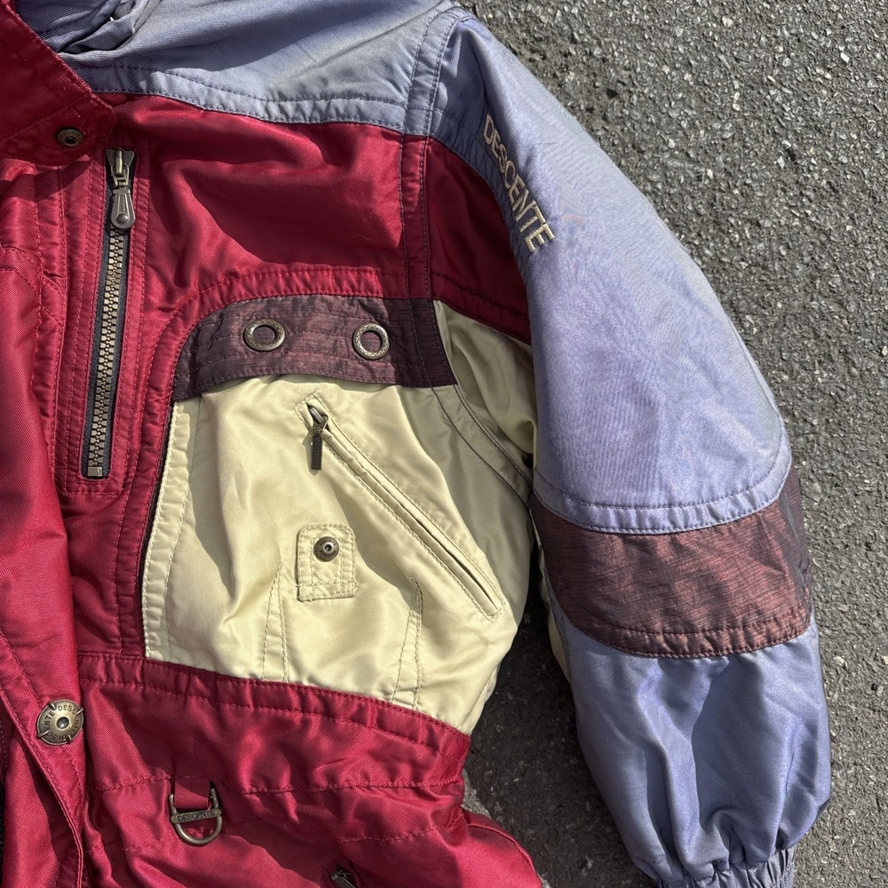 Vintage Descente Ski Jacket Men's Size M Cyber Y2k Winter Baggy Grunge - Picture 4 of 13